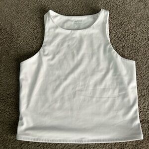COLORFULKOALA WHITE CROP TOP‎